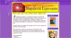 Desktop Screenshot of magnificentexpressions.com